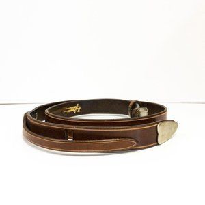 VINTAGE WESTERN STYLE JAMES JONES LEATHER BELT
